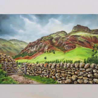 Great Langdale in the Lake District - Original Oil Painting