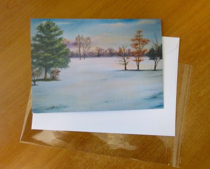 Bruntwood Park Pitch n Putt Fine Art Greetings, Birthday, card from an original oil painting, A5 landscape - Image 3